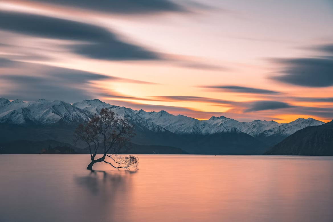 Sundale Wānaka: open lawns and picnic tables beneath the Southern Alps